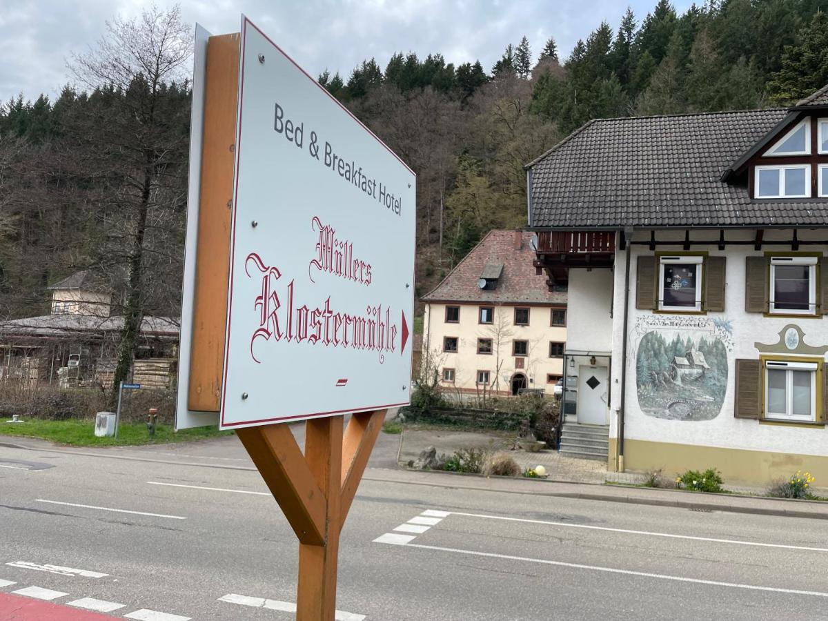 Bed & Breakfast Muellers Klostermuehle Münstertal Exterior foto